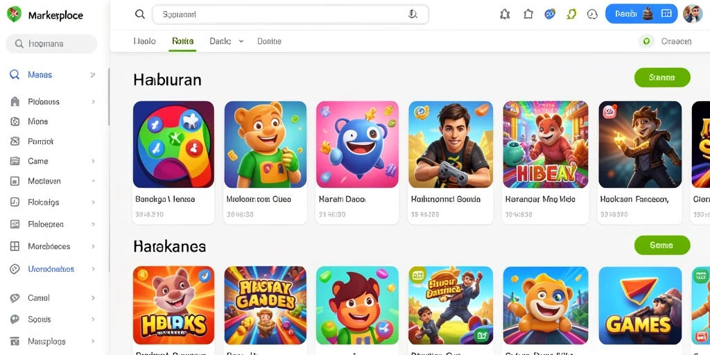 Tangkapan layar menampilkan grafis memukau dalam game.