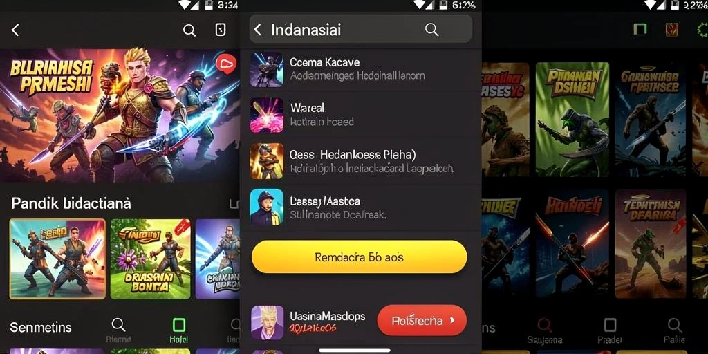 Tampilan antarmuka game yang user-friendly.