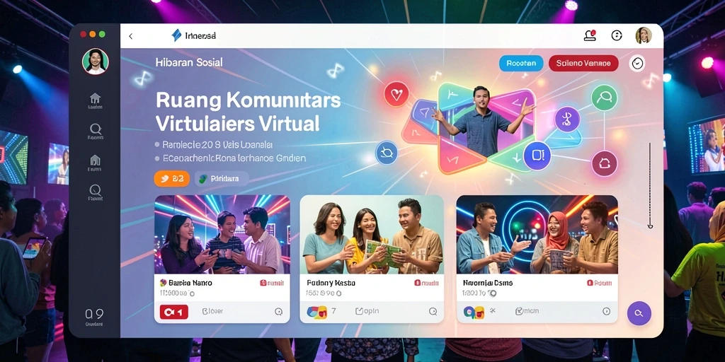 Tampilan menu utama yang menarik dan mudah digunakan.