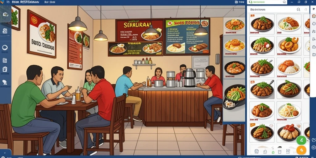 Tampilan antarmuka F7F7 yang menarik dan mudah digunakan.