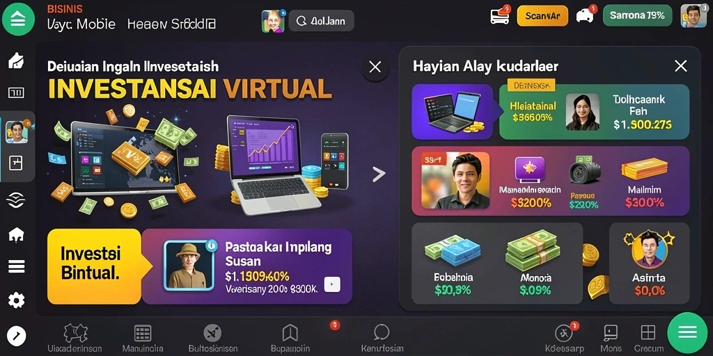 Tampilan antarmuka yang menarik dan user-friendly.