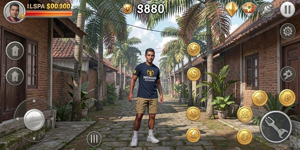 Tampilan permainan slot yang menarik.