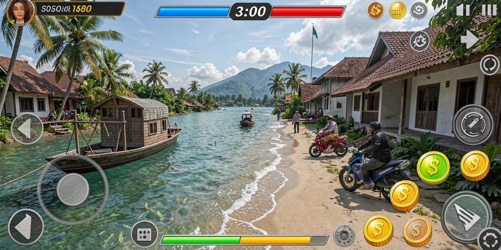 Tampilan antarmuka aplikasi yang intuitif dan menarik.