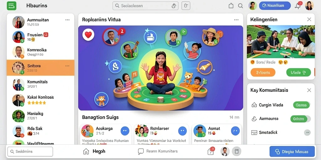 Tampilan antarmuka yang bersih dan menarik.