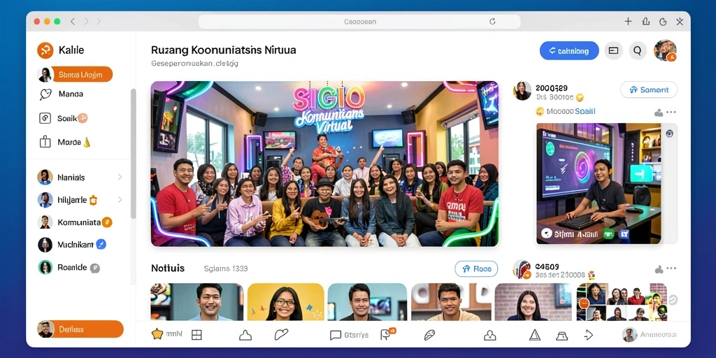 Tampilan antarmuka yang menawan dan user-friendly.