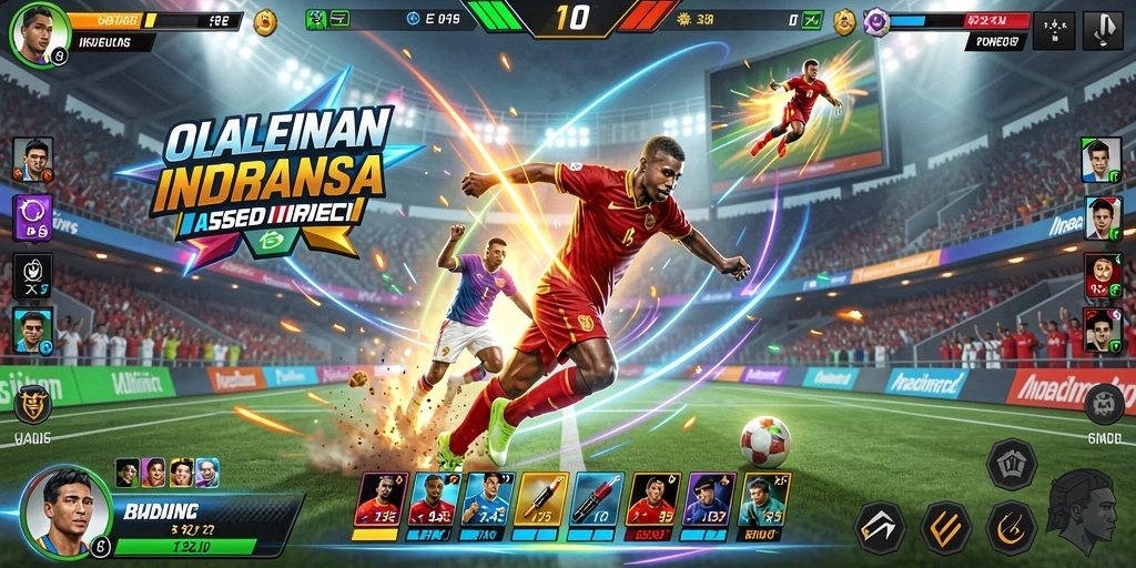 Tangkapan layar menampilkan karakter utama yang sedang beraksi.