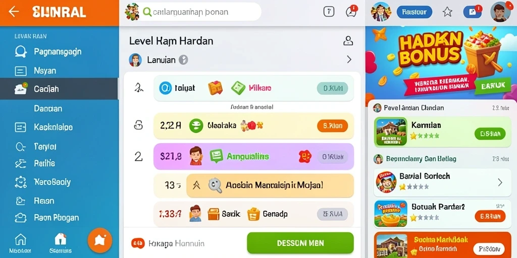Tampilan antarmuka yang menarik dan mudah digunakan.