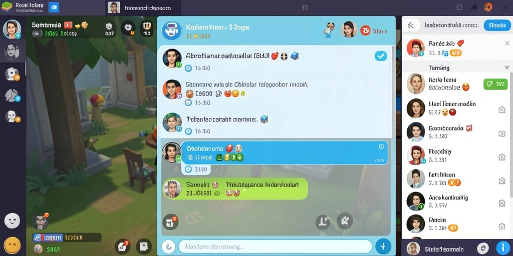 Tangkapan layar karakter utama dalam pertarungan.