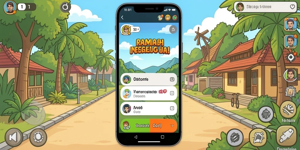 Tampilan awal yang menarik dan mudah dinavigasi.