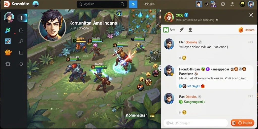 Tampilan awal yang menarik dengan pilihan level.