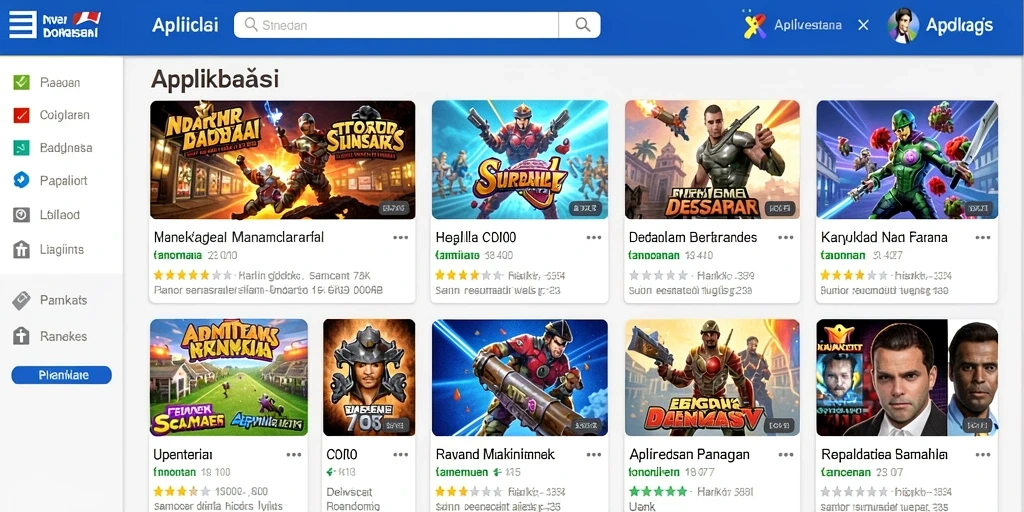 Tampilan awal permainan WATITOTO yang menarik perhatian.