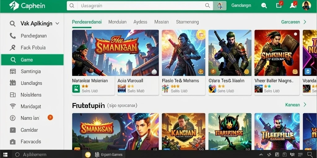Tampilan antarmuka yang memudahkan pengguna.